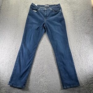 Levi's Jeans Womens 12 Blue Cotton Denim Straight Leg Classic Workwear Faded